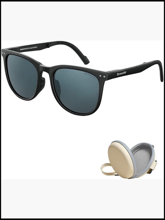 Polarized Folding Sunglasses UV400 Protection Lightweight TR90 Frame main image 4